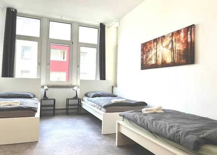 7 Betten Zentrale Lage Bahn Messe Hannover